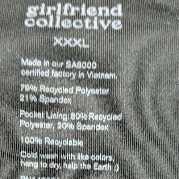 BNWT Girlfriend Collective Pocket Leggings - Picture 4 of 6